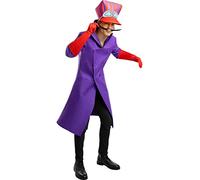 Funidelia | Déguisement Satanas - Les Fous du volant pour homme Wacky Races - Déguisement pour Adultes et accessoires pour Halloween, carnaval et fêtes - Taille XL - Violet