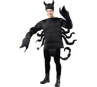 Funidelia | Déguisement Scorpion pour femme et homme Animaux, Halloween, Horreur - Déguisement pour Adultes et accessoires pour Halloween, carnaval et fêtes - Taille M - L - Noir