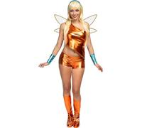 Funidelia | Déguisement Stella - Winx Club pour femme Dessins Animés, Winx club, Films et Cinéma - Déguisement pour Adultes et accessoires pour Halloween, carnaval et fêtes. - Taille M - Orange
