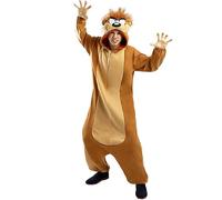 Funidelia | Déguisement Taz Looney Tunes pour femme et homme Diable de Tasmanie - Déguisement pour Adultes et accessoires pour Halloween, carnaval et fêtes - Taille S - M - Marron