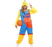 Funidelia | Déguisement Titi Space Jam - Looney Tunes pour femme et homme Dessins Animés - Déguisement pour Adultes, accessoires pour Halloween, carnaval et fêtes - Taille S-M - Jaune