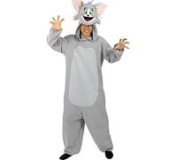 Funidelia | Déguisement Tom - Tom & Jerry pour Femme et Homme Chat, Souris - Déguisement pour Adultes et Accessoires pour Halloween, Carnaval et fêtes - Taille M-L - Gris/Argenté