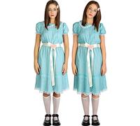 Funidelia | Déguisement Une jumelle The Shinning 100% Officielle pour Femme Taille XS The Shining, Films de Peur, Stephen King, Horreur - Couleur: Multicolore, Accessoire pour déguisement