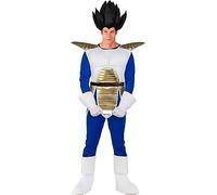 Funidelia | Déguisement Vegeta Dragon Ball pour homme Manga, Saiyan, Dessins Animés - Déguisement pour Adultes et accessoires pour Halloween, carnaval et fêtes - Taille S - Bleu