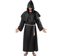 Funidelia Deluxe monk costume for men and women, Size XL - XXL Priest, Religious - Fancy dress for adults for parties, Carnival and Halloween