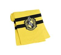 Funidelia | Écharpe Poufsouffle Harry Potter 100% Officielle pour Femme et Homme Poudlard, Magiciens, Films et Cinéma, Hogwarts - Couleur: Jaune, Accessoire pour déguisement