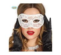 Funidelia Guirca Masque blanc sexy en dentelle