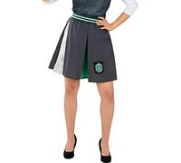 Funidelia | Jupe Serpentard - Harry Potter pour femme Poudlard, Magiciens, Hogwarts - Déguisement pour Adultes et accessoires pour Halloween, carnaval et fêtes - Taille L - Noir