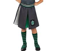 Funidelia | Jupe Serpentard - Harry Potter pour fille Poudlard, Magiciens, Hogwarts - Déguisement pour enfant et accessoires pour Halloween, carnaval et fêtes - Taille 7-9 ans - Noir