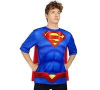 Funidelia | Kit Superman pour homme Super héros, DC Comics - Déguisement pour Adultes, accessoires pour Halloween, carnaval et fêtes - Taille S-M - Rouge