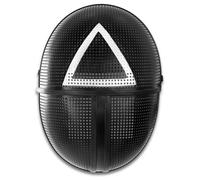Funidelia Masque Officiel du Jeu du Calmar Triangle pour Adultes. Accessoires de déguisements pour Adultes