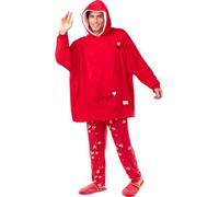 Funidelia Peignoir Elmo - Sesame Street pour Femme et Homme, Licence Officielle, Taille Unique, Films et Cinéma. Produits dérivés à Offrir à Noël et pour Les Anniversaires