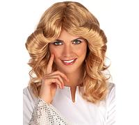 Funidelia | Perruque blonde années 70 pour femme Disco, Abba, Bee Gees, Décennies, accessoire pour déguisement - Déguisements amusants pour vos soirées.