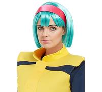 Funidelia | Perruque Bulma Dragon Ball pour femme Manga, Saiyan, Dessins Animés - Accesoires pour Adultes, accessoire pour déguisement - Vert