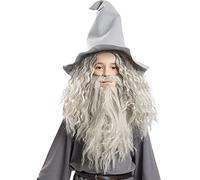 Funidelia | Perruque de Gandalf avec Barbe - Le Seigneur des Anneaux 100% Officielle pour Femme et Homme Le Seigneur des Anneaux, Films et Cinéma, Hobbit, Magiciens - Couleur: Multicolore