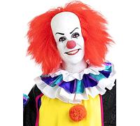 Funidelia | Perruque de Grippe-Sou - Ça 100% OFFICIELLE pour femme et homme Pennywise, Films de peur, Clown tueur, Horreur, accessoire pour déguisement - Déguisements amusants pour vos soirées.