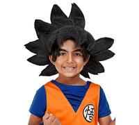 Funidelia | Perruque Sangoku Dragon Ball pour garçon Son Goku, Manga, Dessins Animés - Accesoires pour enfant, accessoire pour déguisement - Noir