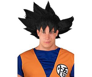 Funidelia | Perruque Sangoku Dragon Ball pour homme Son Goku, Manga, Dessins Animés - Accesoires pour Adultes, accessoire pour déguisement - Noir