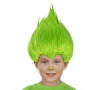 Funidelia | Perruque verte Trolls pour fille et garçon Dessins Animés, Trolls, Films et Cinéma - Accesoires pour enfant, accessoire pour déguisement - Vert