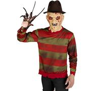 Funidelia | Pull de Freddy Krueger - Les Griffes de la Nuit 100% Officielle pour Homme Taille S Freddy, Films de Peur, Les Griffes de la Nuit, Horreur - Couleur: Multicolore