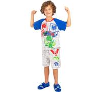 Funidelia | Pyjama Pyjamasques court pour fille et garçon Dessins Animés - Accessoires & Linge maison - Cadeaux originaux enfants pour Noël, anniversaires & autres fêtes - Taille 3-4 ans