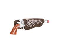Funidelia | Revolver Cowboy avec étui pour Femme et Homme Indiens, Cowboys, Western, Western - Couleur: Multicolore, Accessoire pour déguisement - Déguisements Amusants pour Vos soirées.