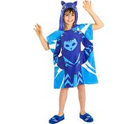 Funidelia | Serviette poncho Yoyo - Pyjamasques pour garçon Dessins Animés, Yoyo, Bibou, Gluglu - Cadeaux originaux pour enfants pour Noël, anniversaires & autres fêtes - Bleu