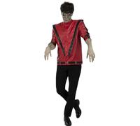 Funidelia Veste Officielle de Michael Jackson Thriller pour homme, Taille S - M. Accessoires de déguisements pour adultes pour fêtes, Carnaval et Halloween