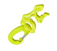 Funien 2 Packs Pouteau de Tuyau de Régulateur BCD Double BCD avec Combinaison Clamp/Holder pour Tuyaux Basse/Haute Pression Régulateurs Accessoires (Vert fluorescent)
