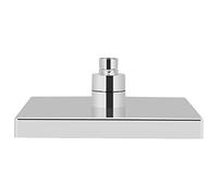 Funien 7 Couleurs Changeantes, Lumière Romantique pour la Maison, Pomme de Douche à LED Carrée Chromée de 8 Pouces, Aucune Pile Nécessaire, Mélange D'eau Légère, Matériau ABS Robuste,