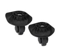 Funien à Bagages Silencieuse et Résistante à L'usure, une Paire de Roues Noires A52, pour la Réparation de Valises avec Plusieurs Vis