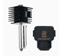 Funien Accessoire de remplacement d'extrudeuse de kit d'extrémité chaude compatible avec les imprimantes 3D bambu lab A1/A1mini Buse en acier trempé haute température de 0,6 mm avec chaussette en sili