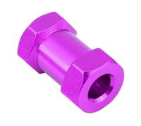 Funien Adaptateur D'entraînement de Moyeu Hexagonal de Roue 12 Mm Extension Moyeu Roue RC Adaptateur Hexagonal en Alliage D'aluminium Galvanoplastie Mise à Nivea (20mm Violet)