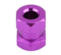 Funien Adaptateur D'entraînement de Moyeu Hexagonal de Roue 12 Mm Extension Moyeu Roue RC Adaptateur Hexagonal en Alliage D'aluminium Galvanoplastie Mise à Nivea (15MM Violet)