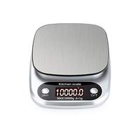 Funien Balance Numérique, Balance de Cuisine Professionnelle en Acier Inoxydable avec écran LED rétroéclairé, pour Légumes et Fruits, électronique Multifonctionnelle