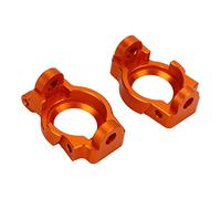 Funien Blocs de Roulettes Moyeu C, Aluminium Haute Résistance pour une stabilité Améliorée dans le Véhicule Tout-terrain ZD Racing DBX 10 RC, Paquet de 2 (Orange)