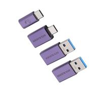 Funien Bloqueur de Données USB C USB A à C Defender avec 240 W PD Charge Rapide pour Smartphones Voyage Charge Sûre en Alliage D'aluminium Compact 24 Mm