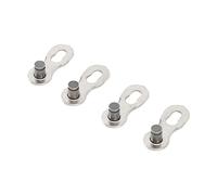 Funien Bord Lissant Poli 2 Paires de Maillons Manquants de Vélo en Acier allié Maillon Rapide Haute Résistance pour 10 Vitesses