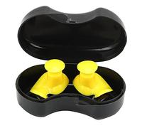 Funien Bouchons D'oreille en Silicone en Spirale Bouchons D'oreilles étanches Silicone Bouchon D'oreille de Natation Souple Réutilisable Ajustement Gauche et Droit Boîte de Ran (Jaune)