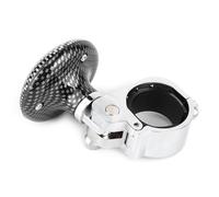 Funien Bouton Rotatif à Bille de Volant avec Couple de Direction Doux pour Les Conducteurs Débutants et Féminins (Fibre de Carbone)