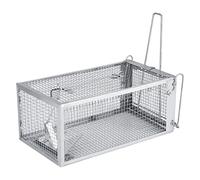 Funien Cage Piège à Rats, Cage Piège à Souris, Cage Piège à Capture Vivante, 26,2 X 14 X 11,4 Cm, Haute sensibilité, Idéale pour la Dératisation, Installation Naturelle, Appât Inclus,