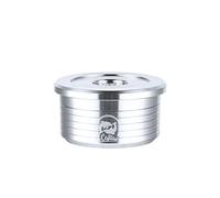 Funien Capsules de café réutilisables en acier inoxydable Filtre de tasse de capsule de café réutilisable compatible avec Delta Q