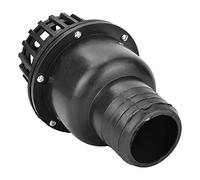 Funien Clapet de Pied de Vanne D'Eau en PVC 1,5 Pouces avec Clapet Anti-retour Plat Basse Pression en PVC Noir 2 Pouces pour Machine à Fluide, Conçu Professionnellement pour le (FunienWTgReWMG-03)