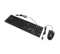 Funien Clavier et Souris Filaire USB, Ergonomique et Durable, 104 Touches, Ensemble de Jeu Professionnel pour Ordinateurs de Bureau Portables