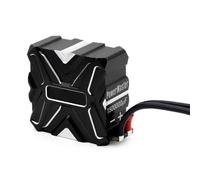 Funien Condensateur en Aluminium 1500000μF pour Voiture 1/10 RC, avec Grande capacité, Coque en Aluminium, Condensateur importé, Conception 3D à Noyau énergétique, pour Voitures de (Noire)