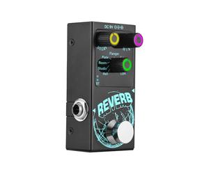 Funien Digital Reverb Guitar Pedal, 9 Types de Réverbération, Accompagnement sans Fil avec un Vrai Contournement, des Boutons de Commande de Décroissance/Mélange, une