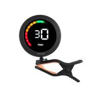 Funien Écran de Couleur Tourner de Guitare Acoustique Bass Bass Violon Ukulélé sur Tuner, Ticing Range: A0 à C8, ± 1 Cent de Précision, Rotatif, Rotation à 360 Degrés, Accessoires (Noir)