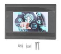 Funien Écran Tactile HMI PLC 4,3 Pouces, Machine Intégrée de Sortie de Transistor ABS, 12 Entrées 8 Sorties DC24V 1A 480 X 272 ARM9 pour Les Opérateurs D'automatisation du Panneau