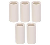 Funien Embouts de Queue de Billard Embouts Queue Billard 40 Pièces Fibre Blanche 12 Mm OD 8 Mm ID Facile à Utiliser Réparation Tête (12MM 1 Pouce)