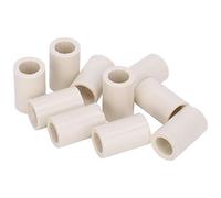 Funien Embouts de Queue de Billard Embouts Queue Billard 40 Pièces Fibre Blanche 12 Mm OD 8 Mm ID Facile à Utiliser Réparation Tête (12MM 0,8 Pouces)